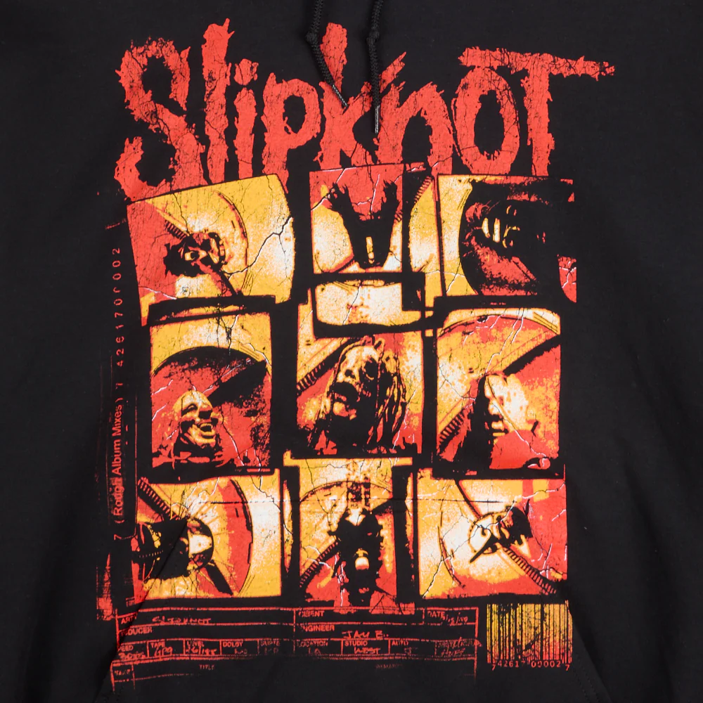 9 Square Pullover Hoodie (Black) - Image 3