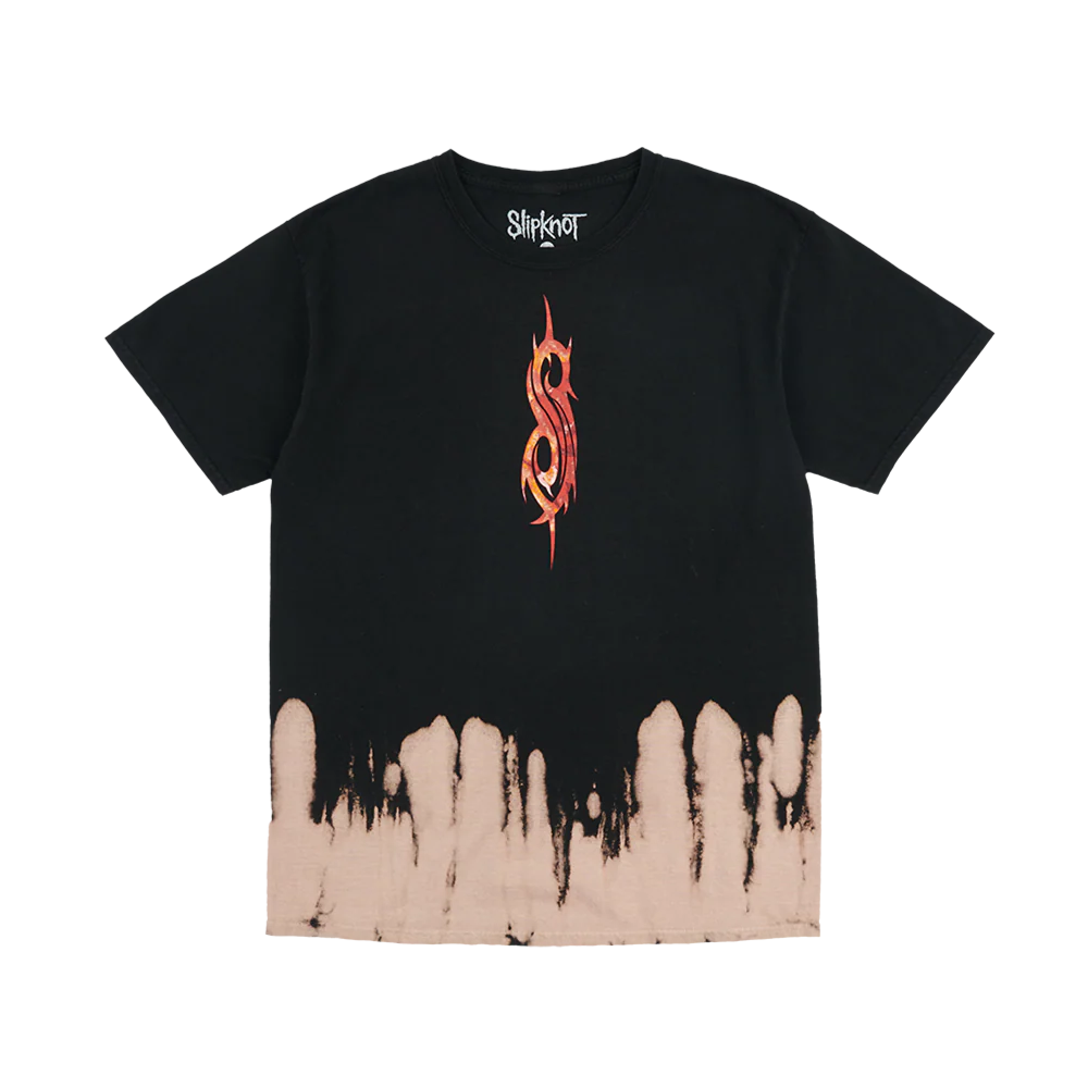 Tribal S Bleach Dyed T-Shirt