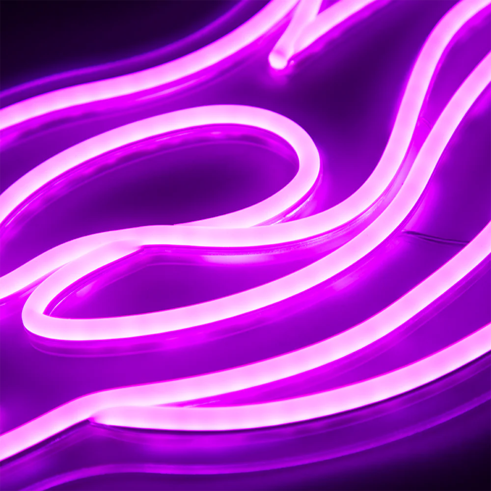 Tribal S Purple LED Sign - Image 4